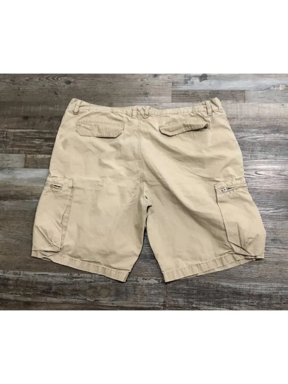 Vintage Nike Athletic Dept Mens Size 38 Khaki Cargo Shorts